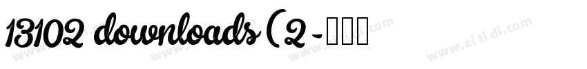 13102 downloads (2字体转换
